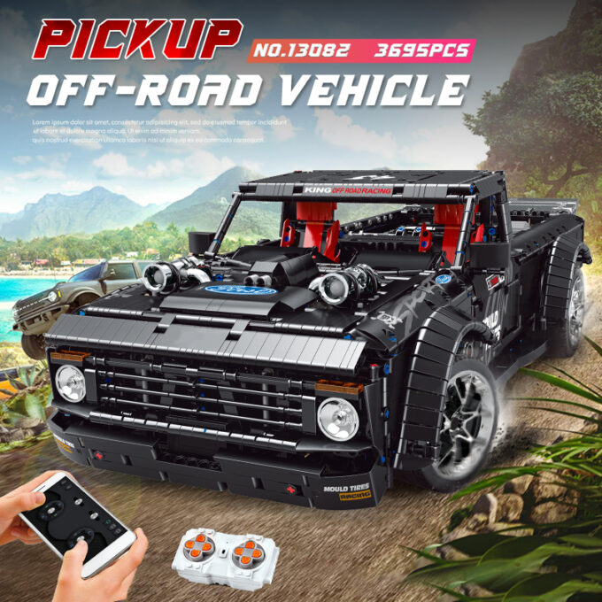Mould King 13082 - RC Offroad-Truck - 3695 Klemmbausteine – Bild 2