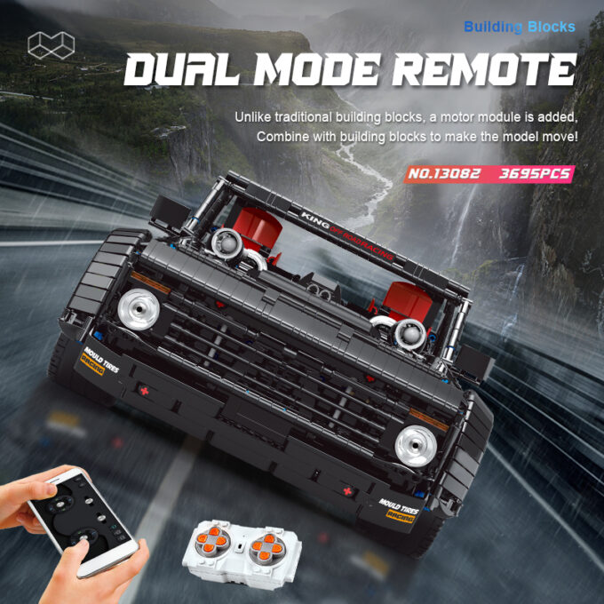 Mould King 13082 - RC Offroad-Truck - 3695 Klemmbausteine – Bild 3