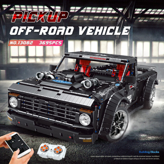 Mould King 13082 - RC Offroad-Truck - 3695 Klemmbausteine – Bild 6
