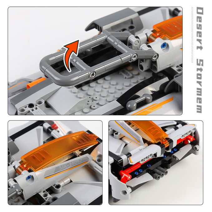 Mould King 15052 - RC Desert Storm - 555 Klemmbausteine – Bild 5