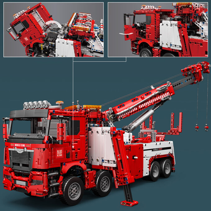Mould King 17027 - RC Straßenrettung - 4883 Klemmbausteine – Bild 5
