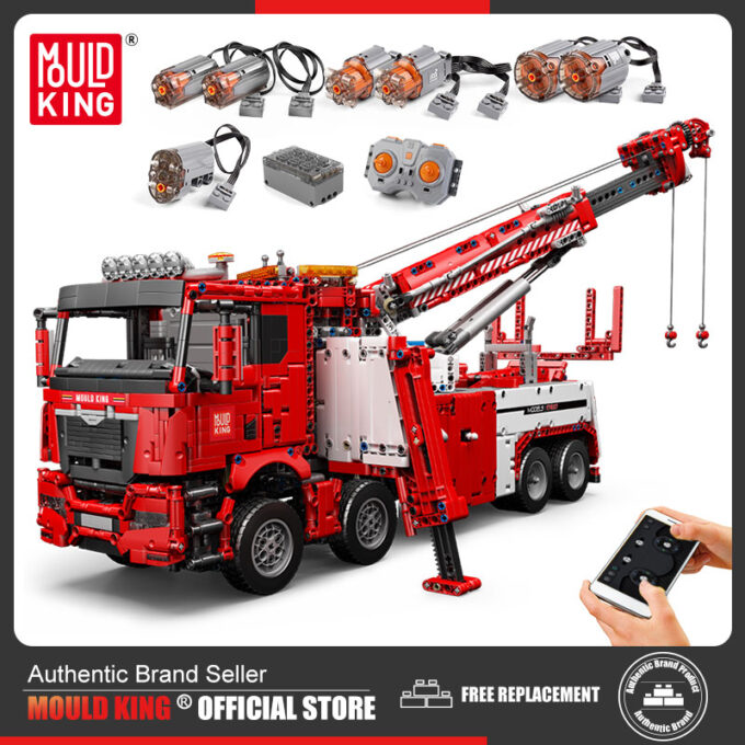 Mould King 17027 - RC Straßenrettung - 4883 Klemmbausteine