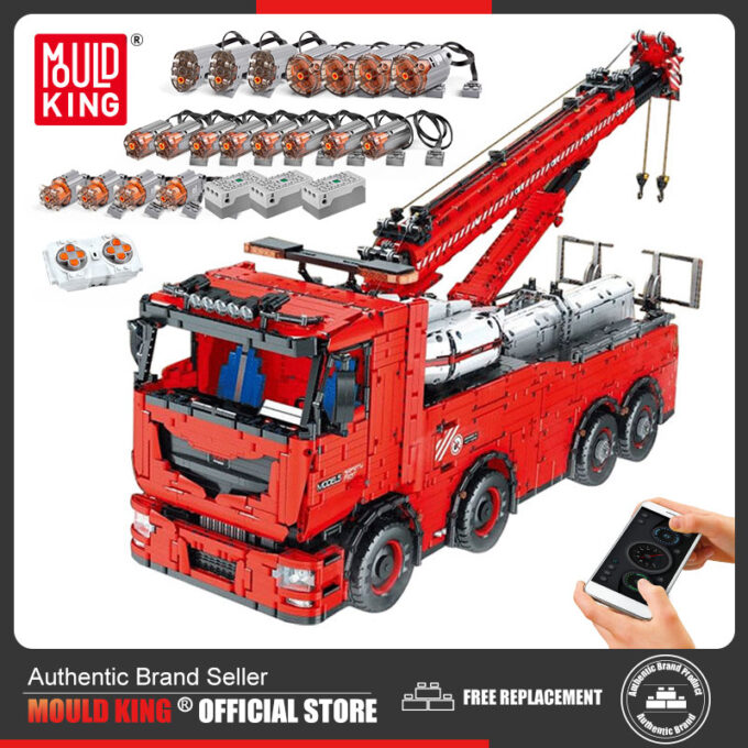 Mould King 19008 - RC-Abschleppwagen - 10966 Klemmbausteine
