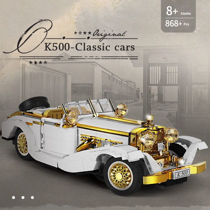 Mould King 10003 - K500 Oldtimer - 868 Klemmbausteine – Bild 3