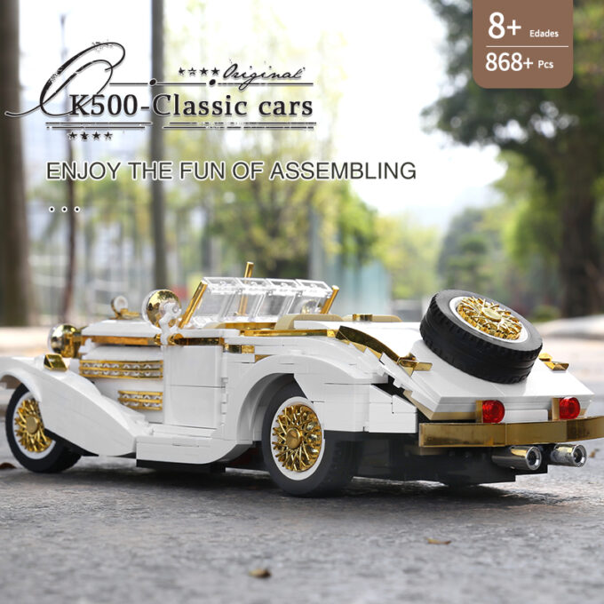 Mould King 10003 - K500 Oldtimer - 868 Klemmbausteine – Bild 5