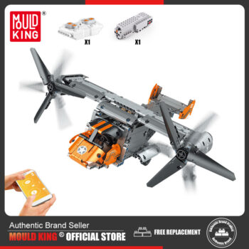 Mould King 15043 - RC Boeing Bell V-22 - 588 Klemmbausteine