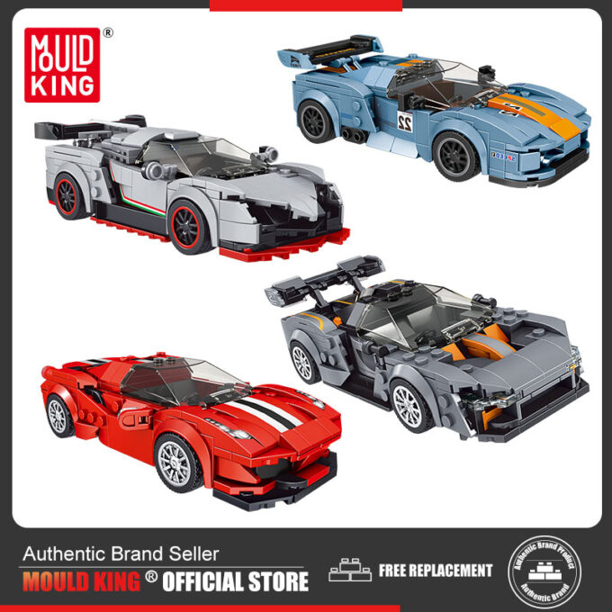 Mould King 27005 - Porsche 918 RSR - 330 Klemmbausteine