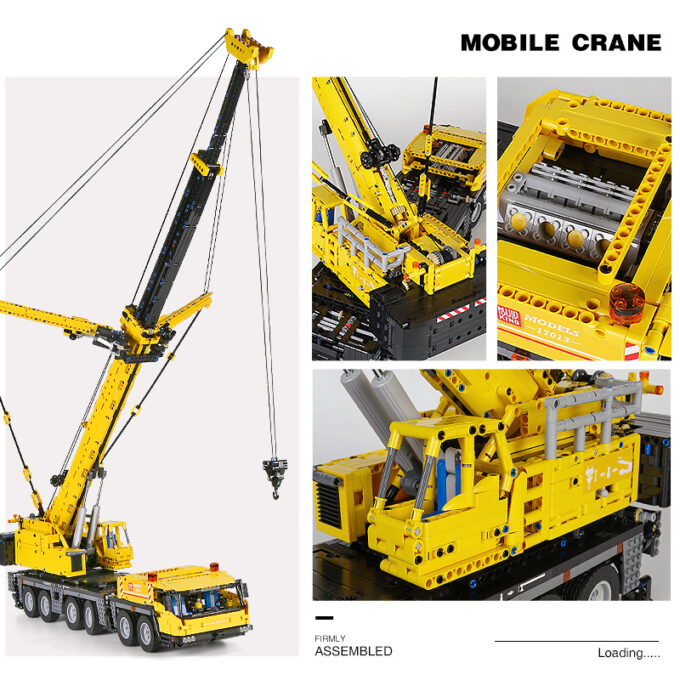 Mould King 17013H - RC Grove GMK-Kran - 4460 Klemmbausteine – Bild 6