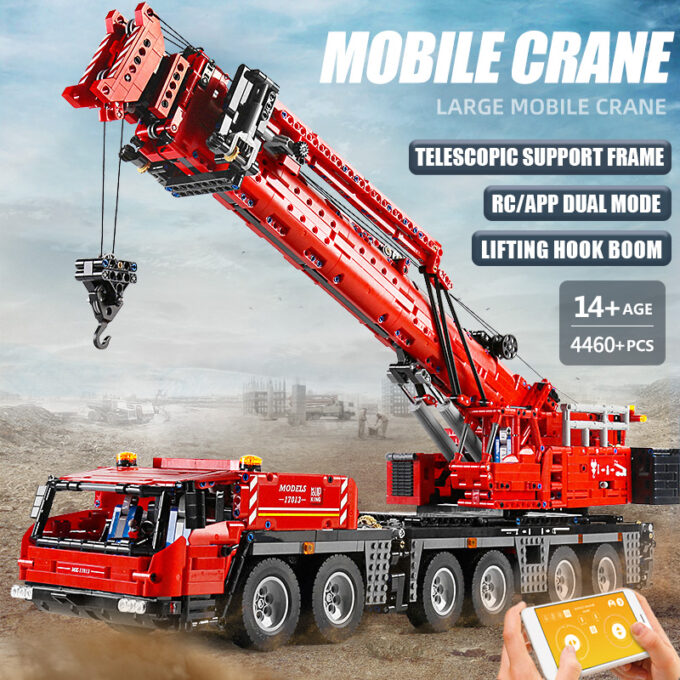 Mould King 17013 - RC Grove GMK-Kran - 4460 Klemmbausteine – Bild 3