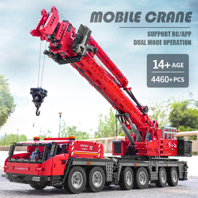 Mould King 17013 - RC Grove GMK-Kran - 4460 Klemmbausteine – Bild 5