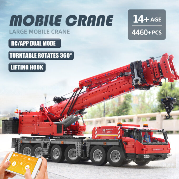 Mould King 17013 - RC Grove GMK-Kran - 4460 Klemmbausteine – Bild 6