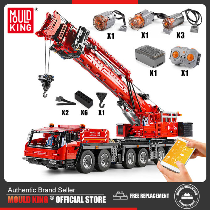 Mould King 17013 - RC Grove GMK-Kran - 4460 Klemmbausteine