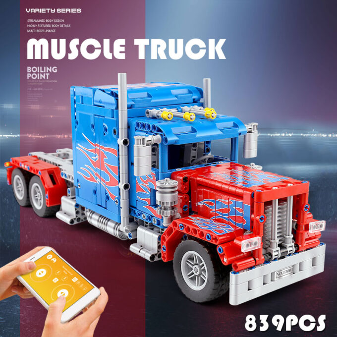 Mould King 15001 - RC-Muscle-Truck - 839 Klemmbausteine – Bild 3