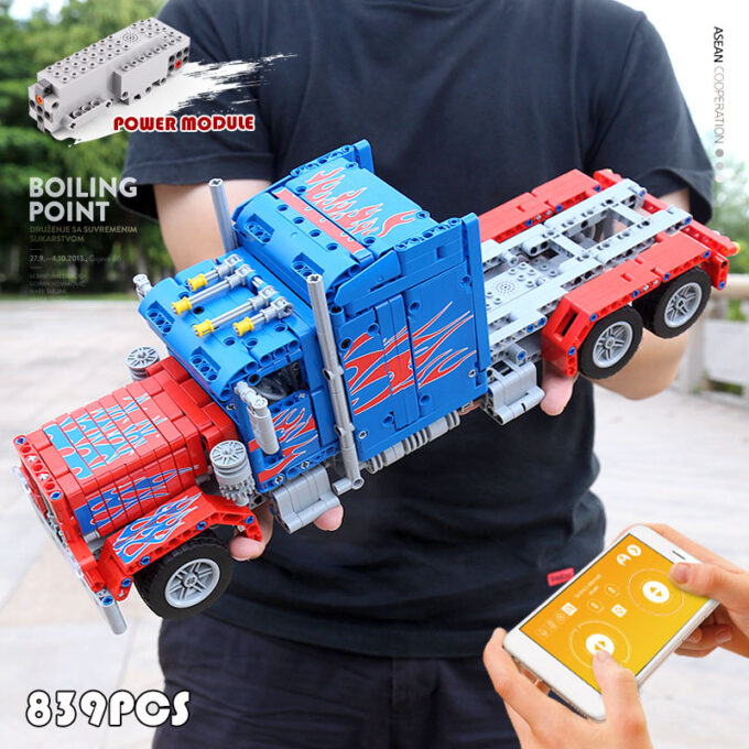 Mould King 15001 - RC-Muscle-Truck - 839 Klemmbausteine – Bild 5