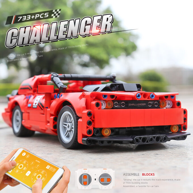 Mould King 15017 - RC Challenger - 733 Klemmbausteine – Bild 6