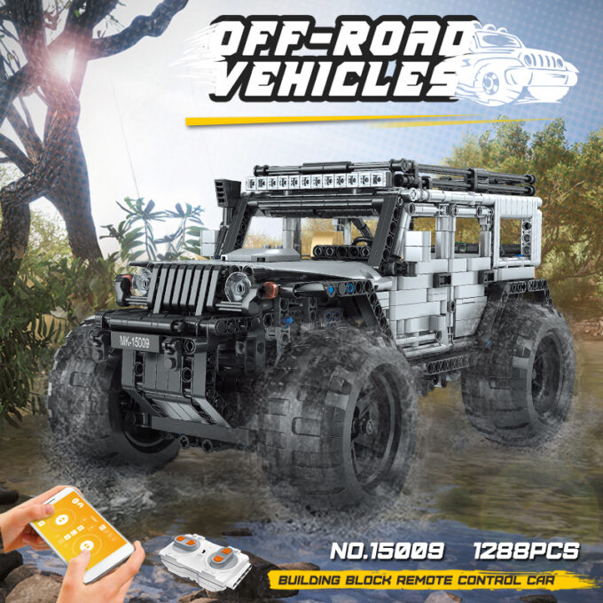Mould King 15009 - RC-Offroad - 1288 Klemmbausteine – Bild 2