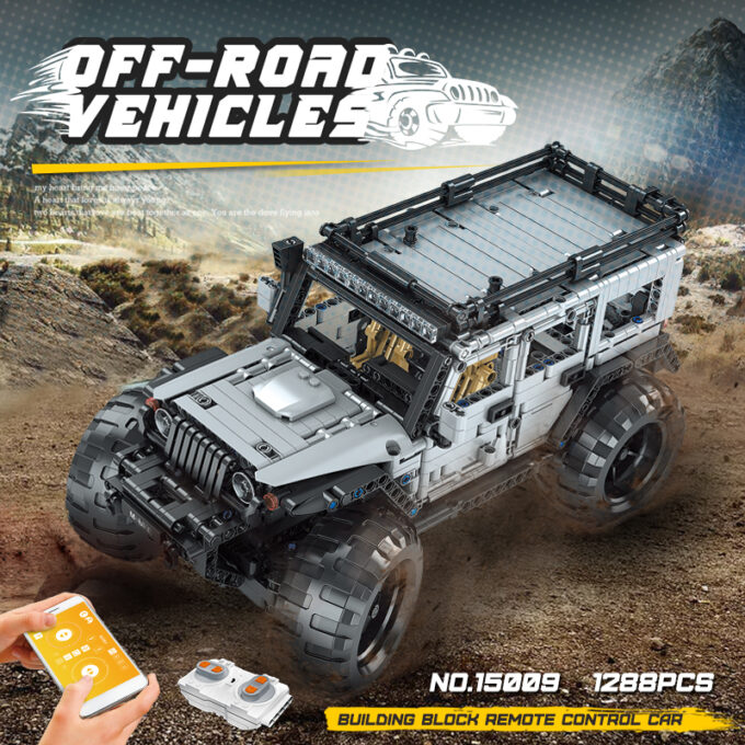 Mould King 15009 - RC-Offroad - 1288 Klemmbausteine – Bild 3