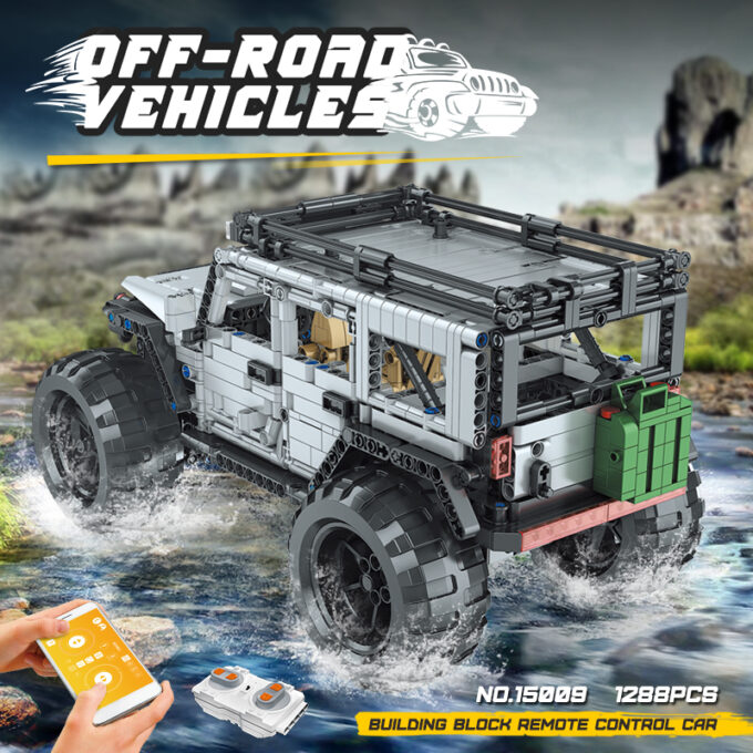 Mould King 15009 - RC-Offroad - 1288 Klemmbausteine – Bild 4