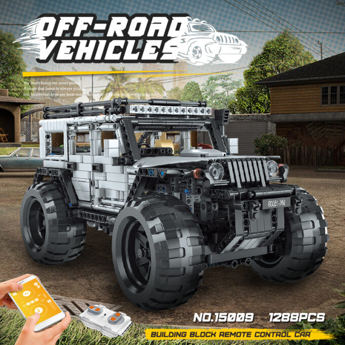 Mould King 15009 - RC-Offroad - 1288 Klemmbausteine – Bild 5
