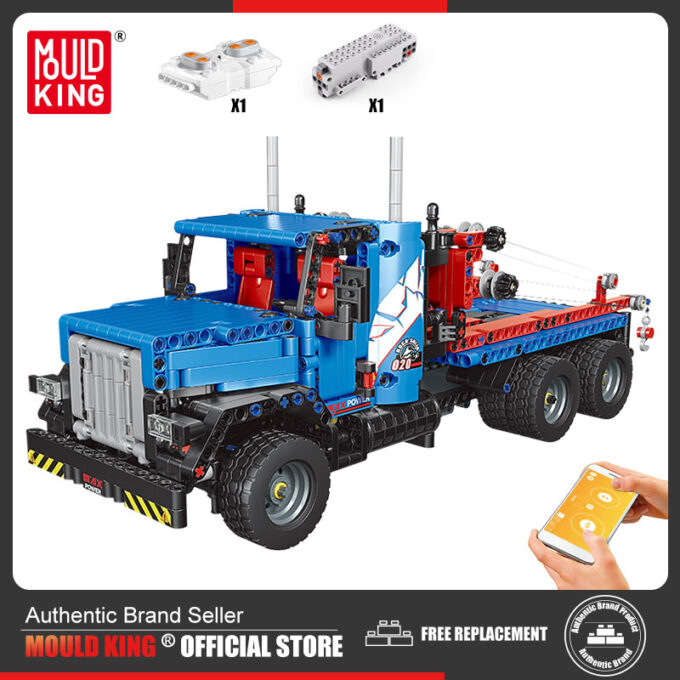 Mould King 15020 - RC-Abschleppwagen - 1064 Klemmbausteine