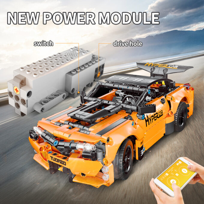Mould King 15006 - RC Challenger - 545 Klemmbausteine – Bild 3