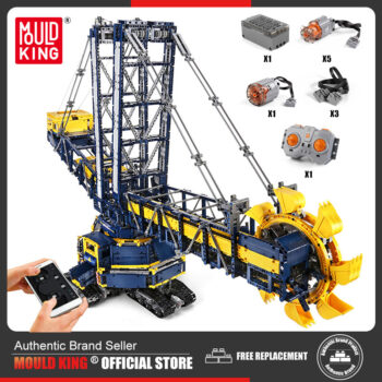 Mould King 17006 - RC-Schaufelradbagger - 4588 Klemmbausteine