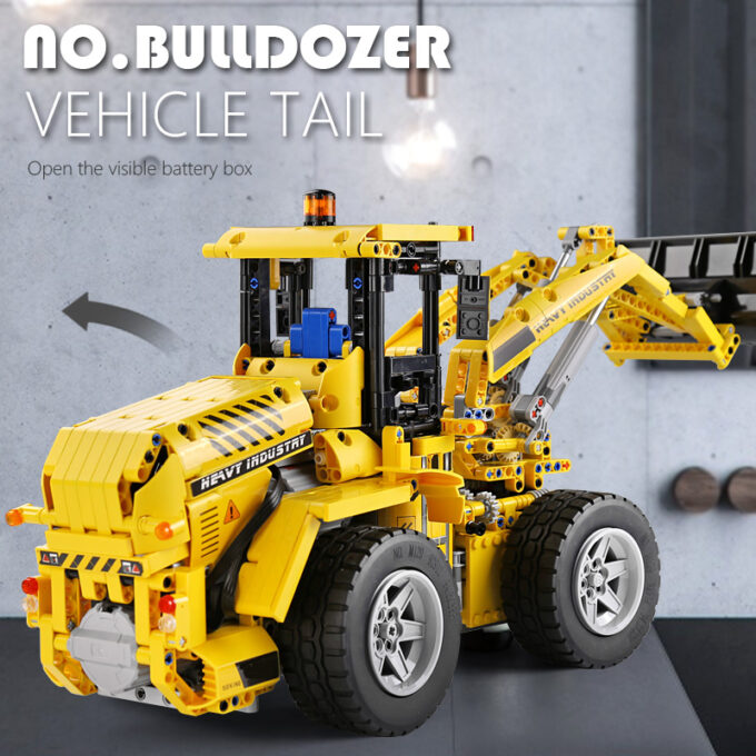 Mould King 13122 - RC-PLANIERDOZER - 1582 Klemmbausteine – Bild 5