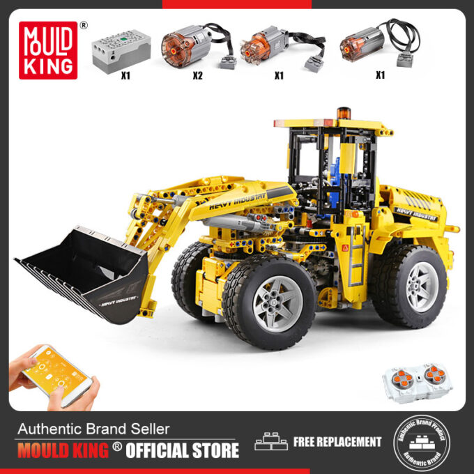 Mould King 13122 - RC-PLANIERDOZER - 1582 Klemmbausteine