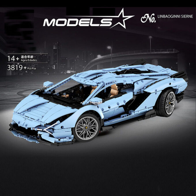 Mould King 13057S - 1:8 Linbaoginni Sierne - 3819 Klemmbausteine – Bild 6