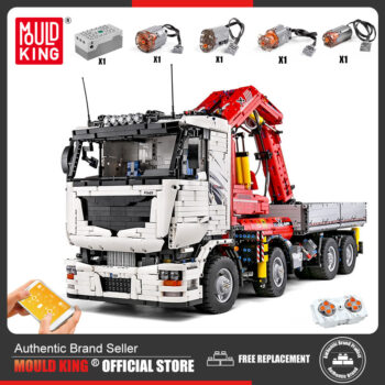Mould King 19002 - RC Pneumatischer Kranwagen - 8238 Klemmbausteine