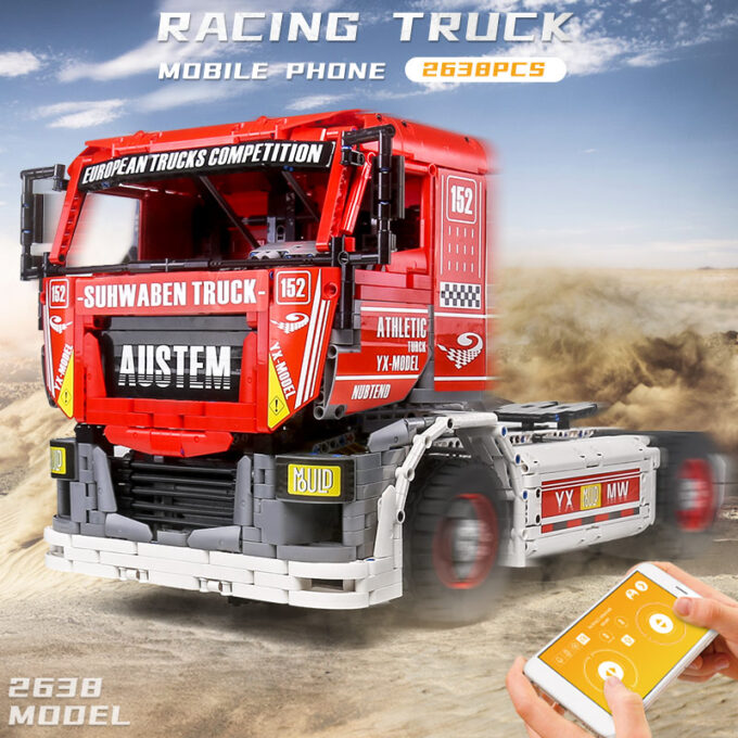 Mould King 13152 - RC Renntruck -2638 Klemmbausteine – Bild 2