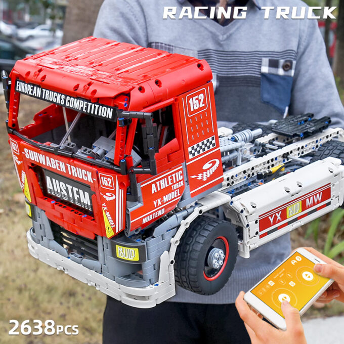 Mould King 13152 - RC Renntruck -2638 Klemmbausteine – Bild 6