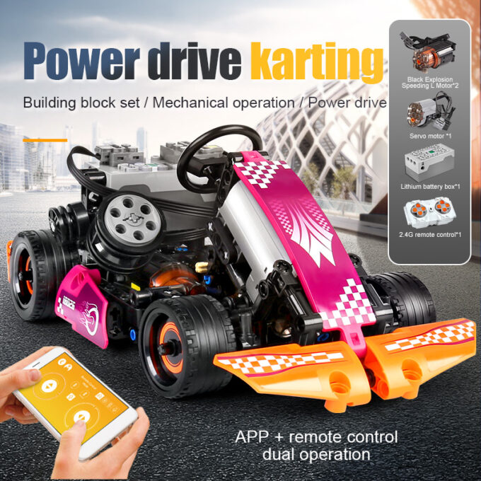 Mould King 18026 - RC-Kart - 289 Klemmbausteine – Bild 2