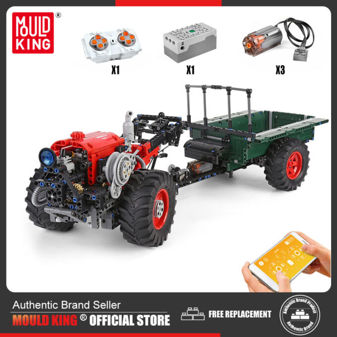 Mould King 17005 - RC-Traktor - 1312 Klemmbausteine