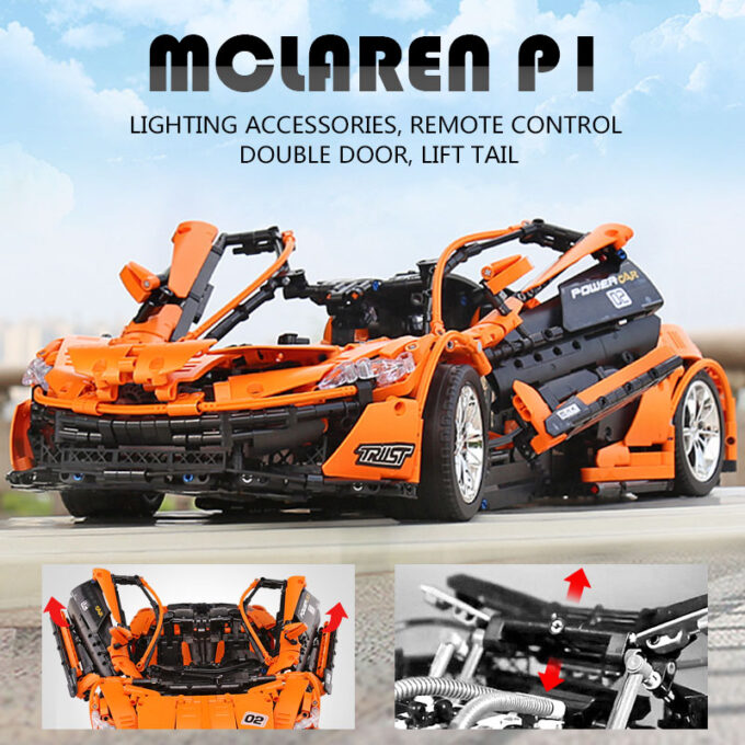 Mould king 13090 - Mclaren P1 - 3228 Klemmbausteine – Bild 4