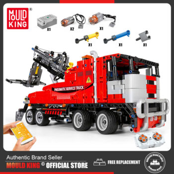 Mould King 19001 - RC Pneumatischer Servicewagen - 1498 Klemmbausteine