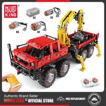 Mould King 13146 - RC Knickgelenkter Forstwagen - 3068 Klemmbausteine