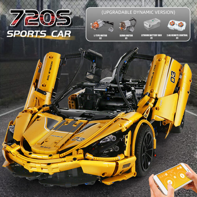 Mould King 13145 - 1:8 Mclaren 720S - 3149 Klemmbausteine – Bild 2