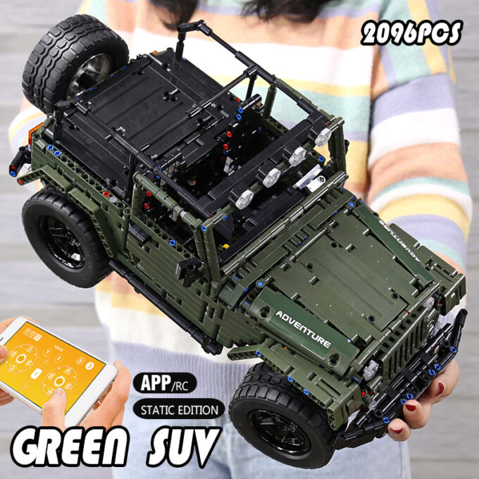 Mould King 13124 - 1:8 WRANGLER - 2096 Klemmbausteine – Bild 3