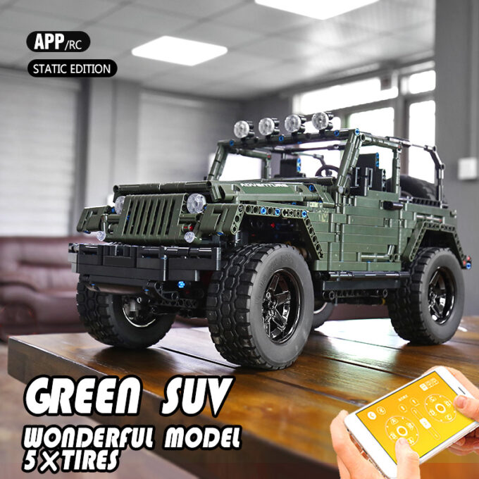 Mould King 13124 - 1:8 WRANGLER - 2096 Klemmbausteine – Bild 4