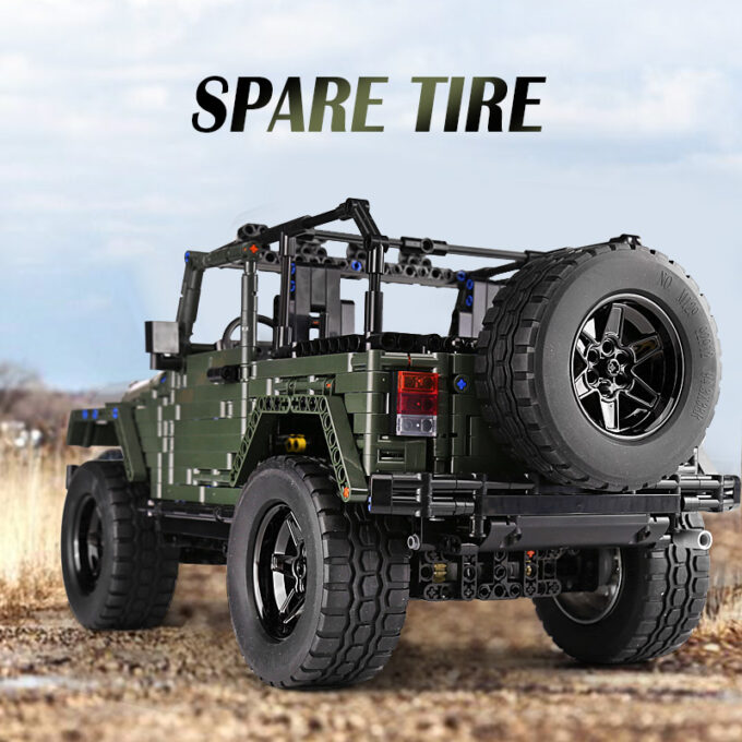 Mould King 13124 - 1:8 WRANGLER - 2096 Klemmbausteine – Bild 5