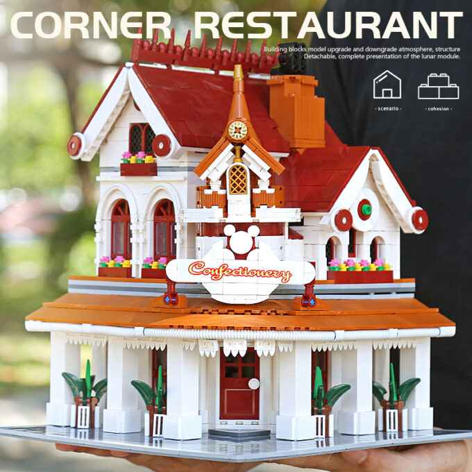 Mould King 11003 - Paradise Corner Restaurant - 2616 Klemmbausteine – Bild 2
