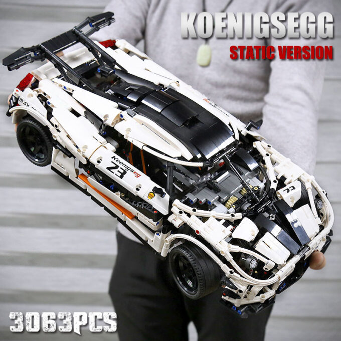 Mould King 13108 - 1:8 Mustang Hoonicorn - 2943 Klemmbausteine – Bild 3