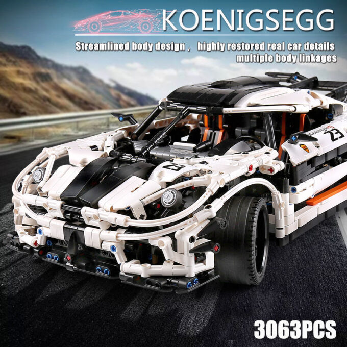 Mould King 13120 - 1:8 KÖNIGSEGG  - 3063 Klemmbausteine – Bild 3