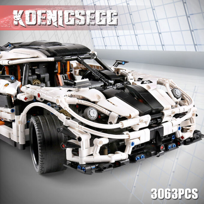 Mould King 13120 - 1:8 KÖNIGSEGG  - 3063 Klemmbausteine – Bild 4