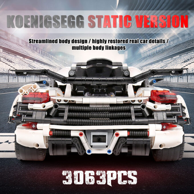Mould King 13120 - 1:8 KÖNIGSEGG  - 3063 Klemmbausteine – Bild 5