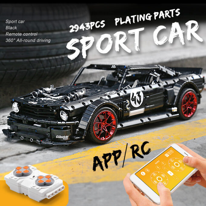 Mould King 13108 - 1:8 Mustang Hoonicorn - 2943 Klemmbausteine – Bild 2