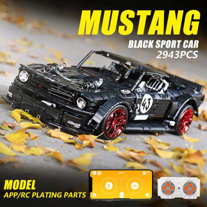 Mould King 13108 - 1:8 Mustang Hoonicorn - 2943 Klemmbausteine – Bild 4