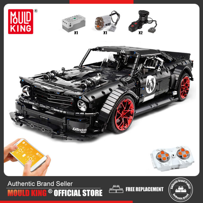Mould King 13108 - 1:8 Mustang Hoonicorn - 2943 Klemmbausteine