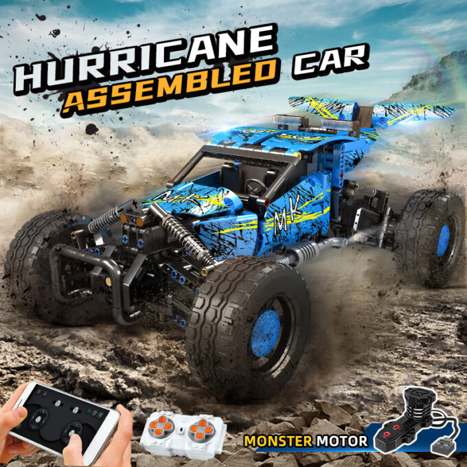 Mould King 18019A - RC Hurrikan - 708 Klemmbausteine – Bild 2